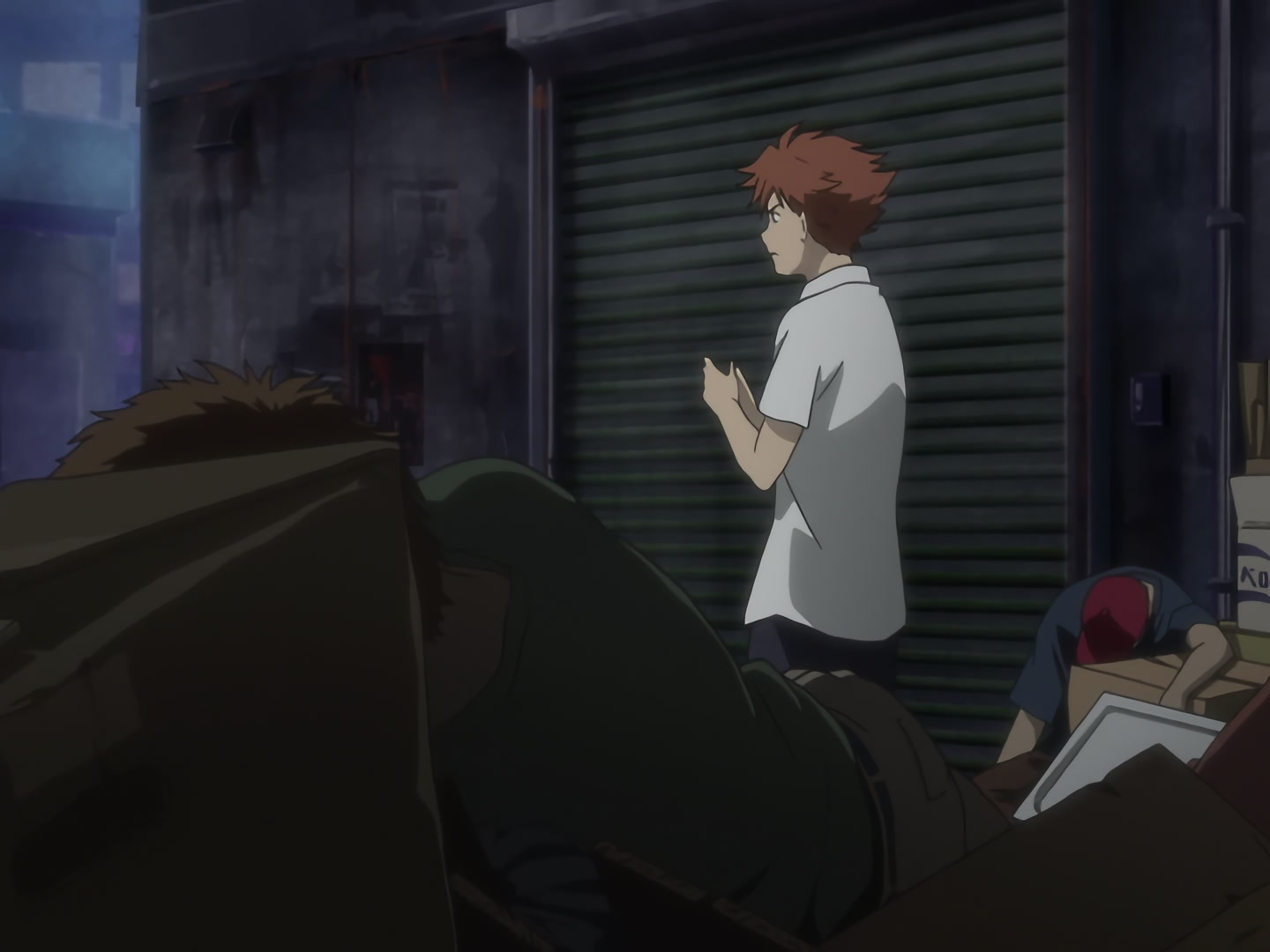Blood+ — Ep 1: First Kiss @ 18:04