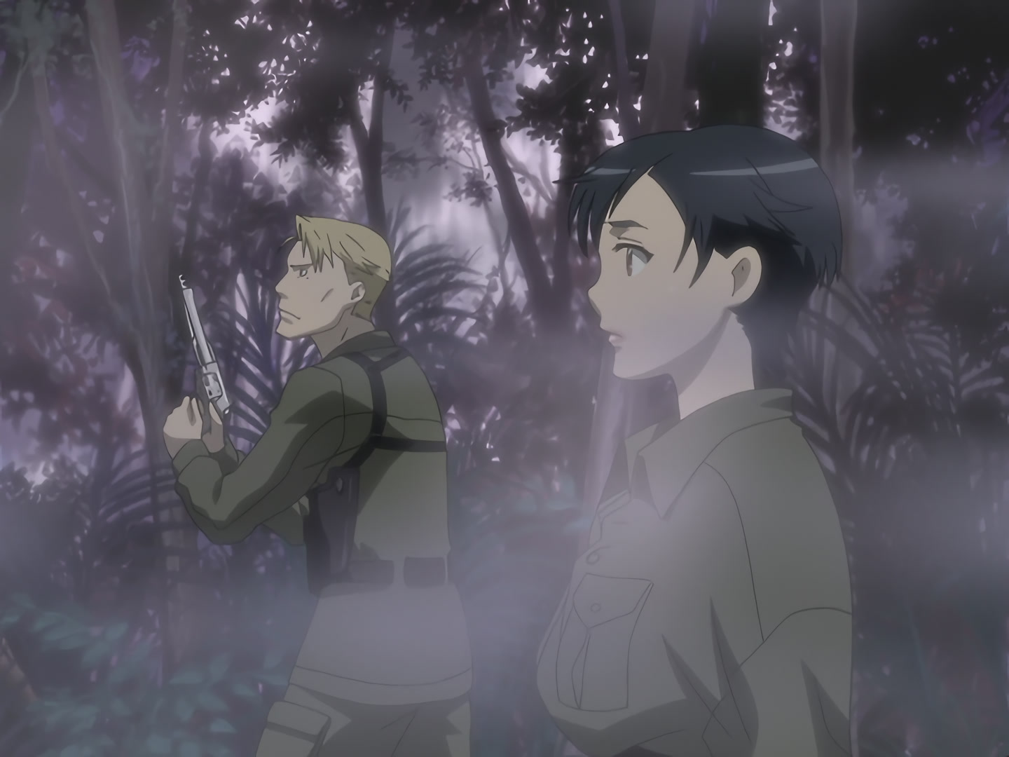 Blood+ Ep 12: Lured by the White Mist @ 14:05