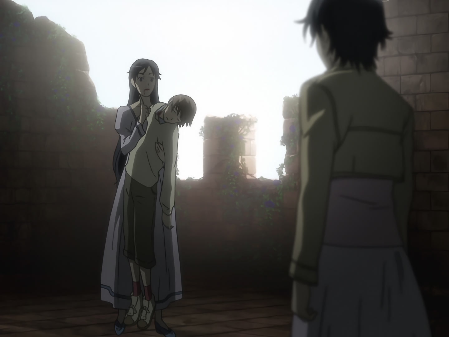 Blood+ Ep 24: Airy Singing Voice @ 04:36