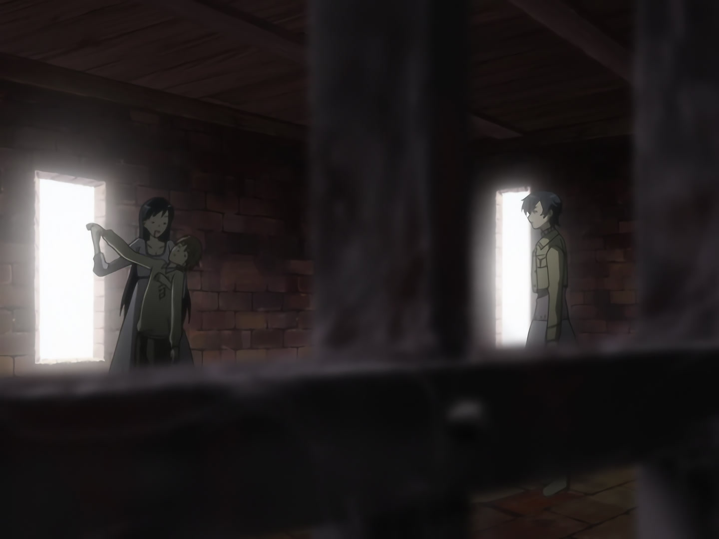 Blood+ Ep 24: Airy Singing Voice @ 05:00