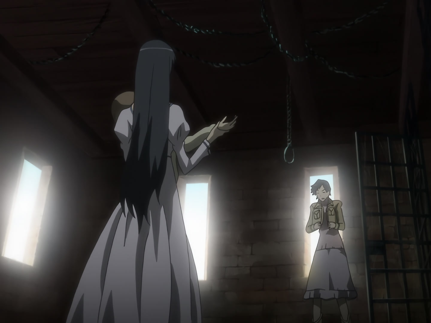 Blood+ Ep 24: Airy Singing Voice @ 07:15