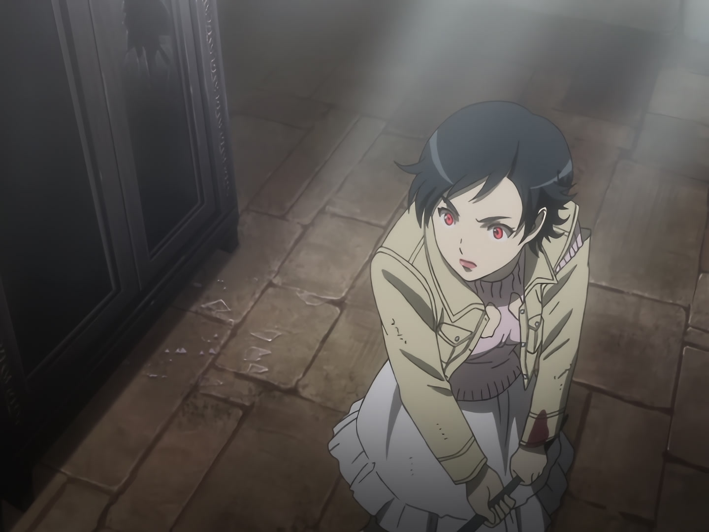Blood+ Ep 24: Airy Singing Voice @ 13:04