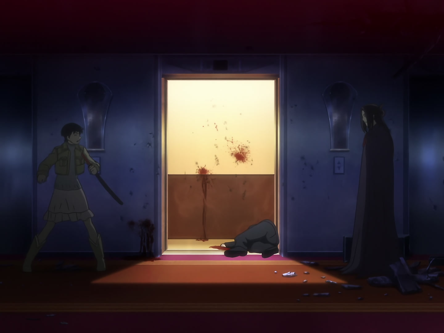 Blood+ Ep 32: A Boy Meets A Girl @ 10:47