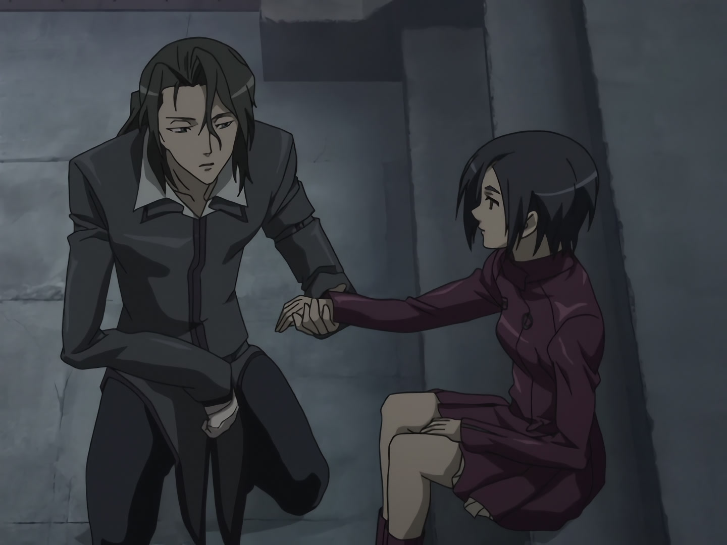 Blood+ Ep 46: May Tomorrow Be a Clear Day @ 03:24