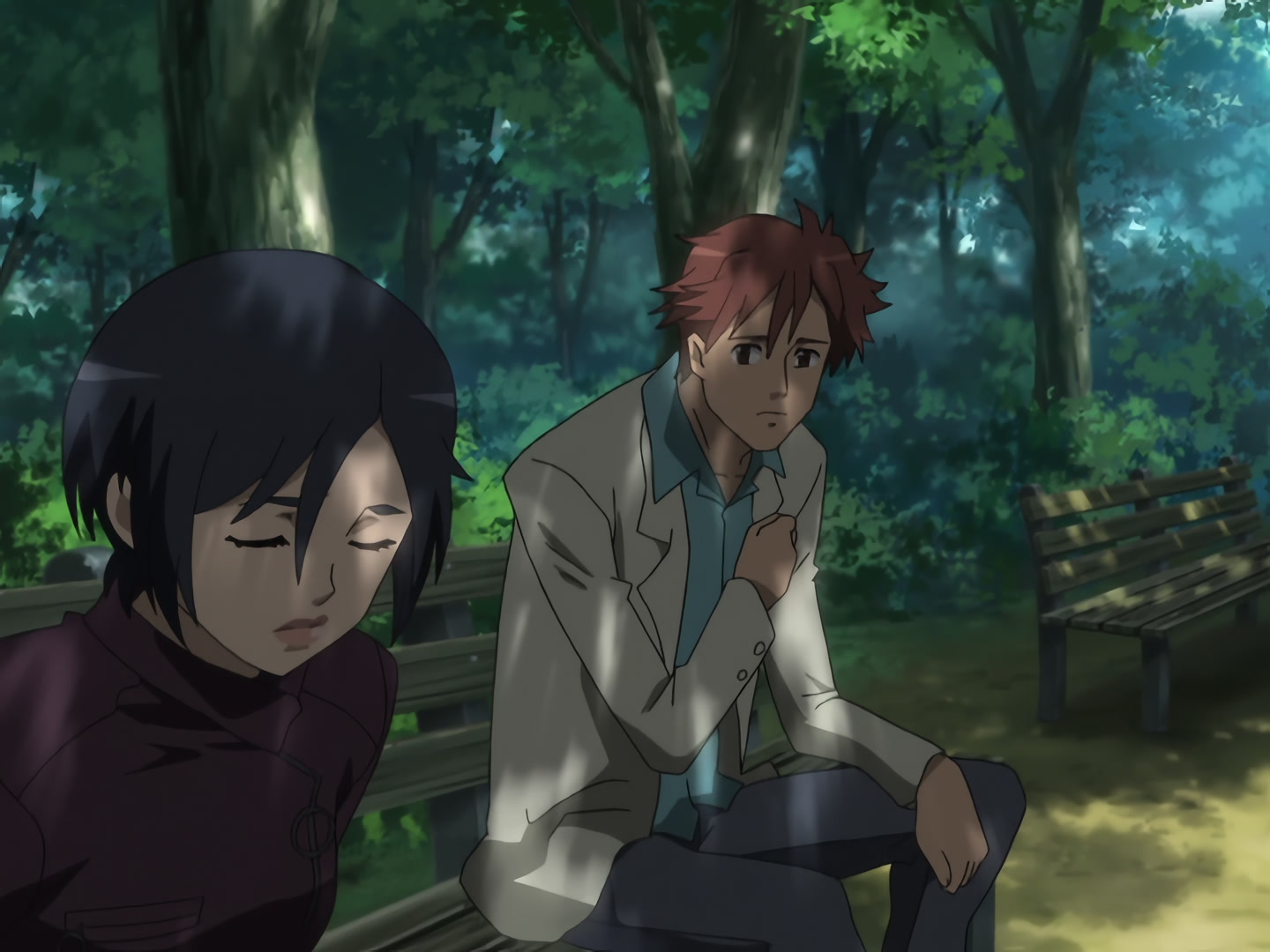 Blood+ Ep 46: May Tomorrow Be a Clear Day @ 13:09