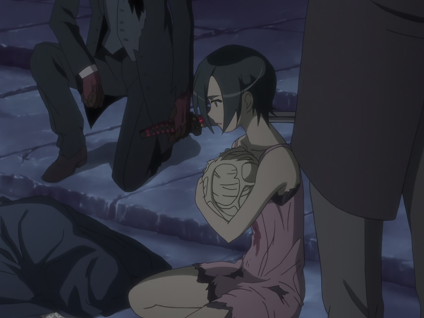 Blood+ Ep 50: Nankurunaisa @ 08:59