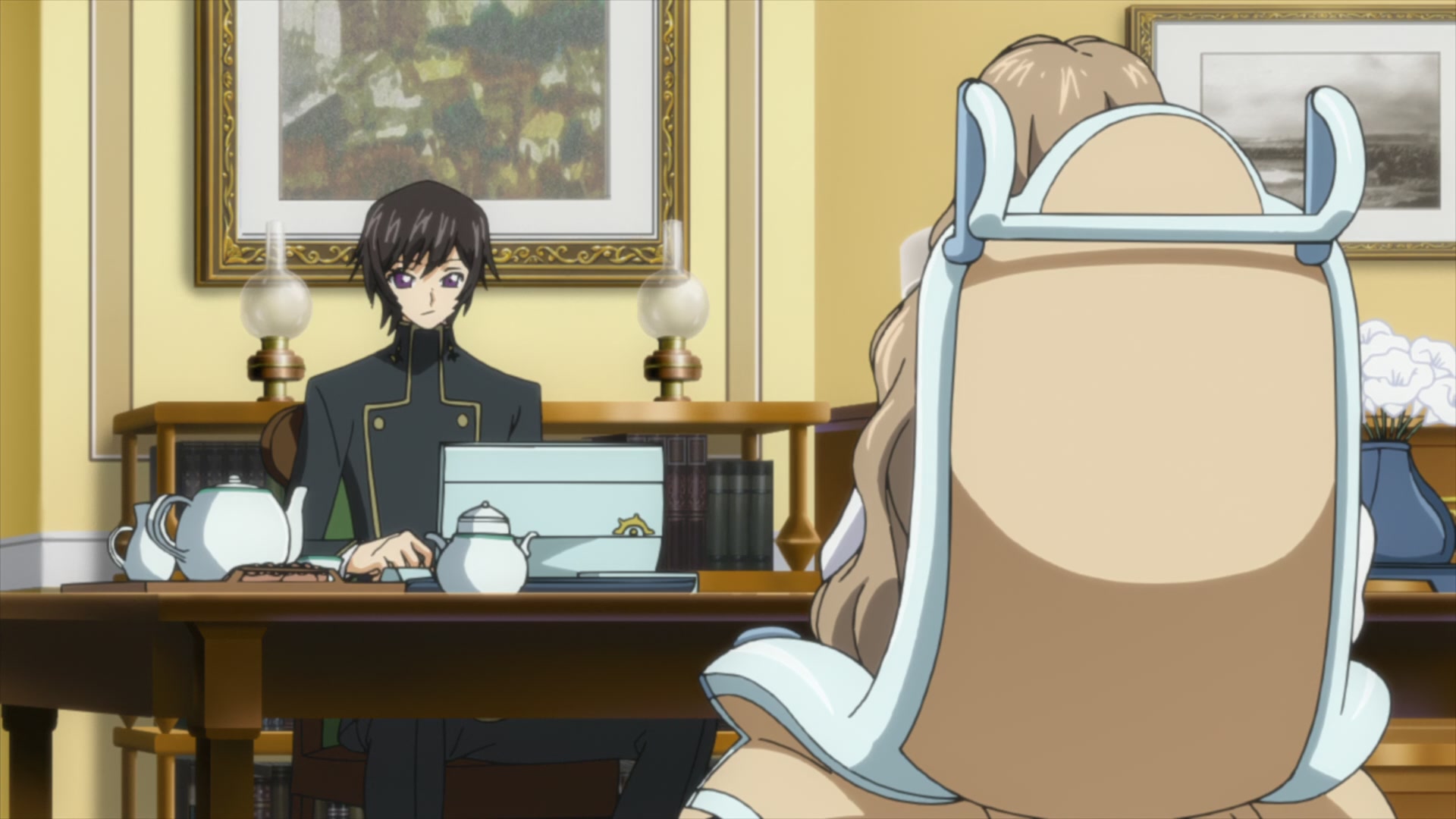Code Geass Ep 15: Cheering Mao @ 00:04:34