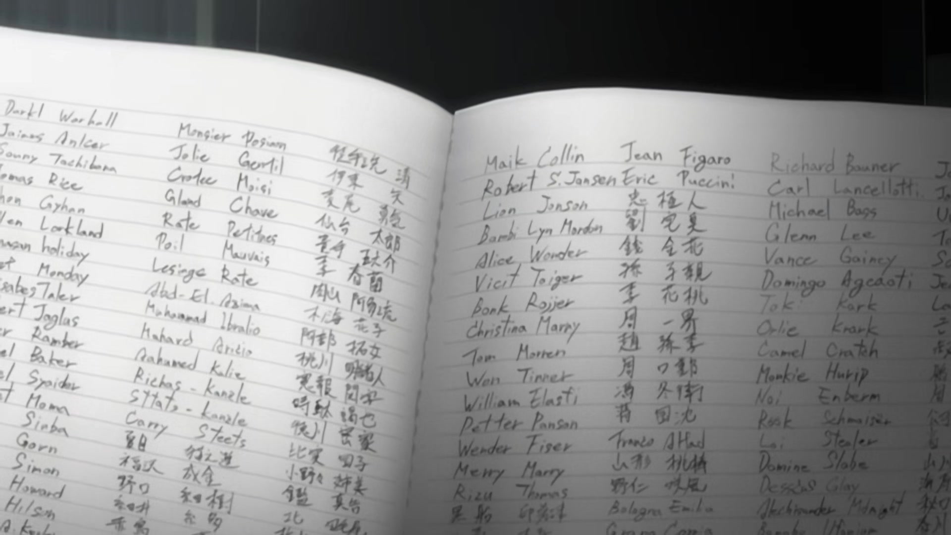 Death Note Ep 1: Rebirth @ 12:37