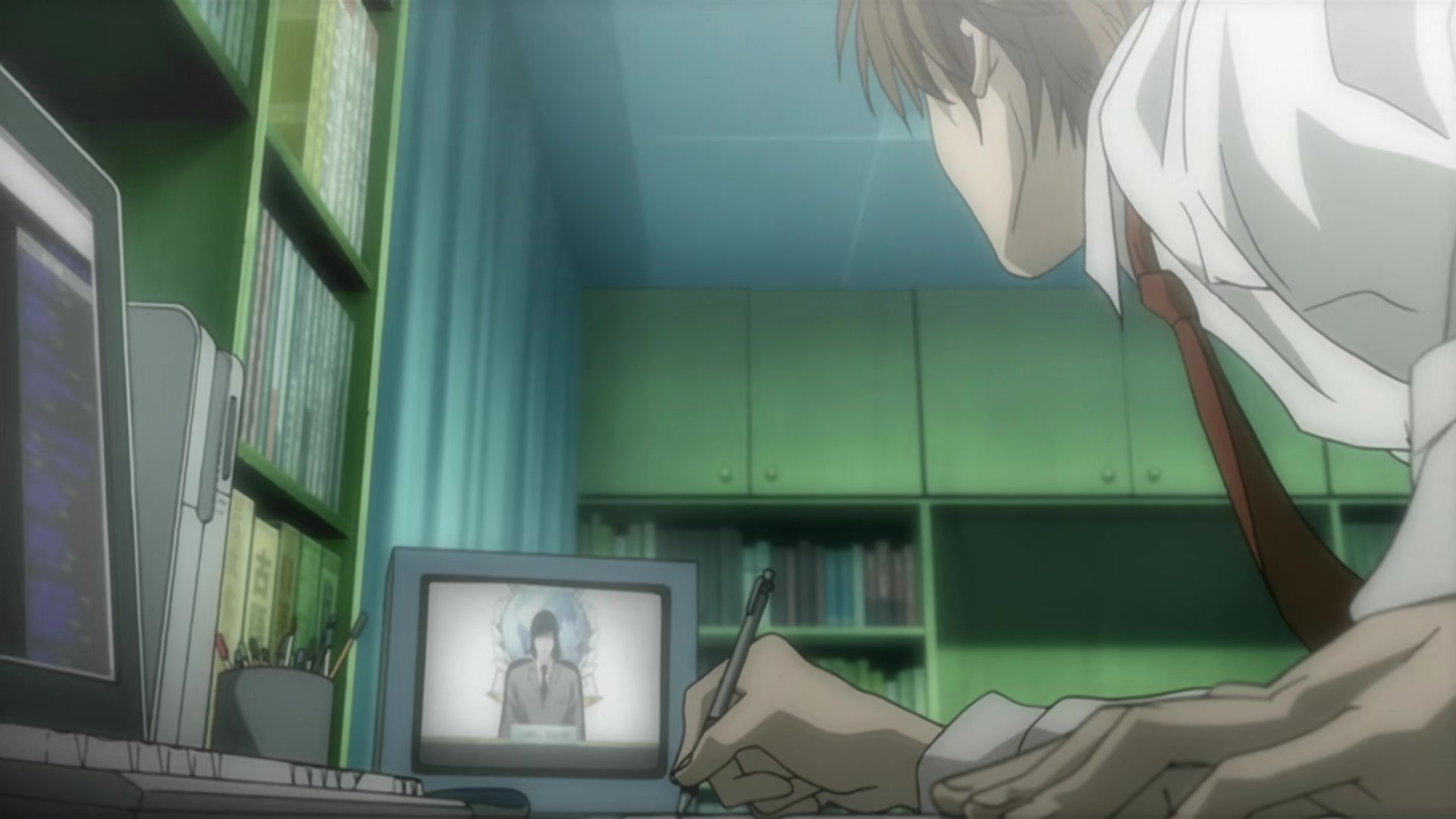 Death Note Ep 2: Confrontation @ 16:48