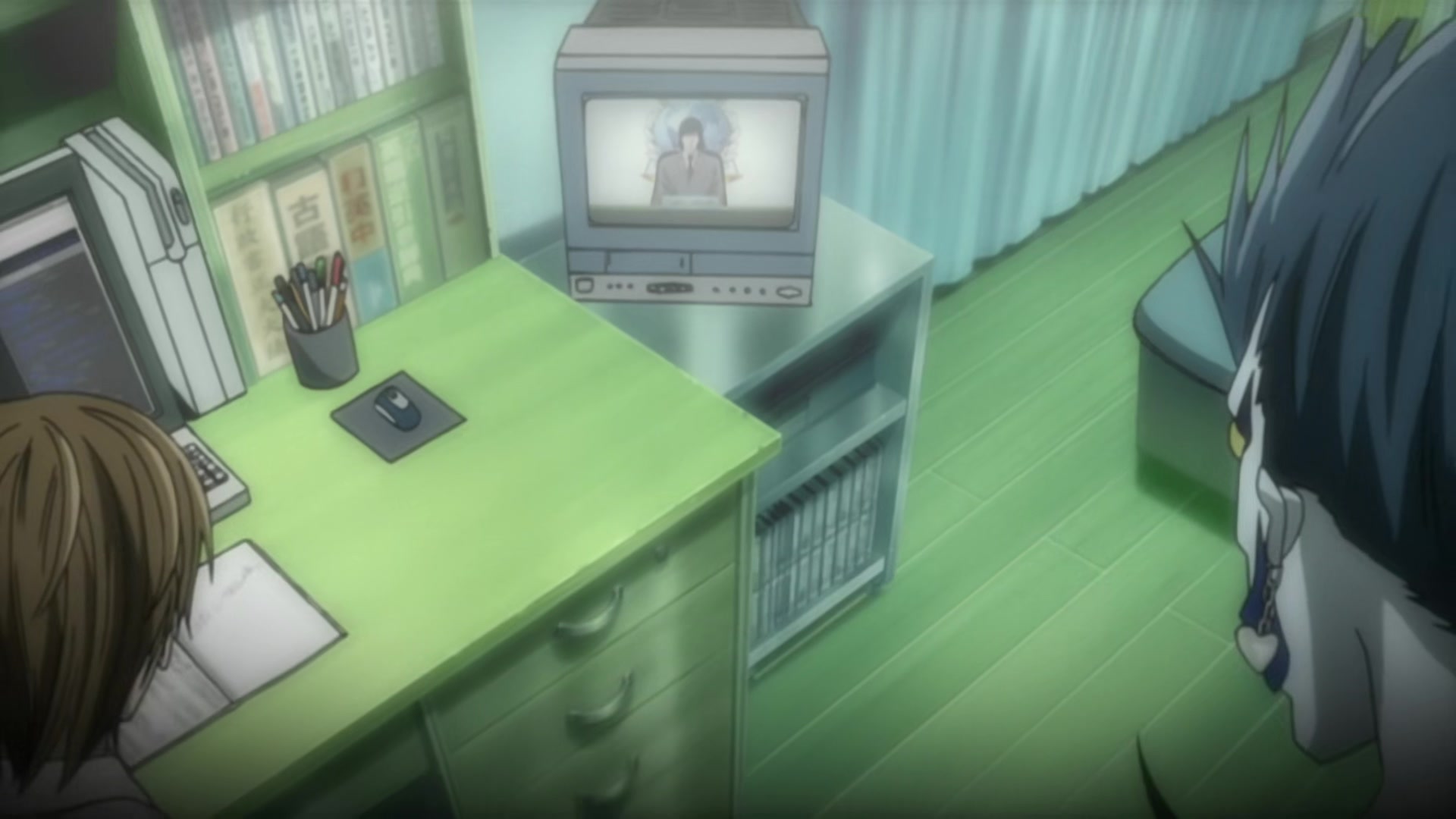 Death Note Ep 2: Confrontation @ 17:13