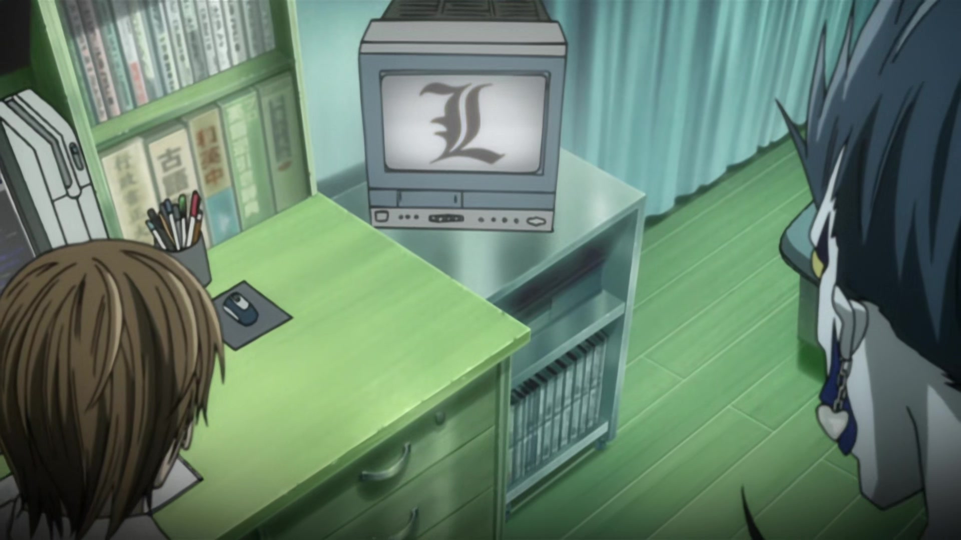 Death Note Ep 2: Confrontation @ 19:35