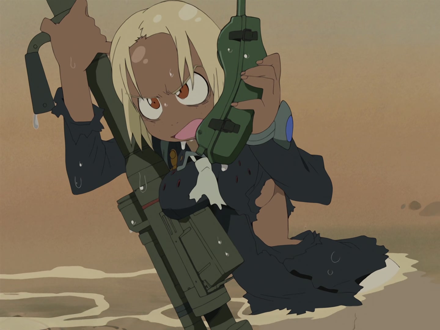 FLCL — Ep 5: Brittle Bullet @ 10:54