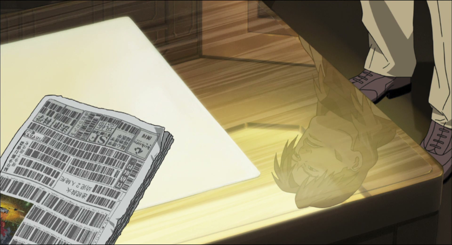 Ghost in the Shell: Stand Alone Complex Ep 4: Intercepter: Visual Devices Which Laugh @ 00:05:53