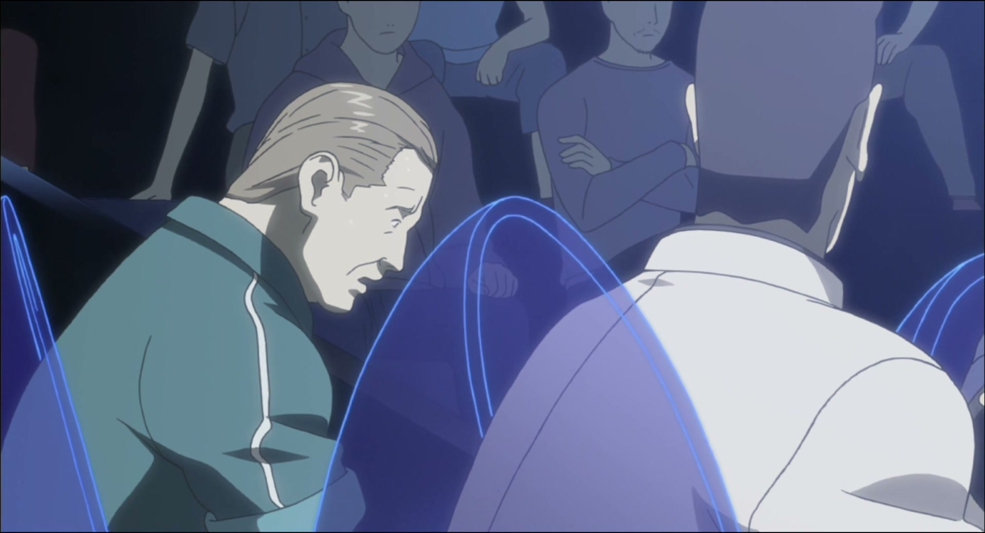 Ghost in the Shell: Stand Alone Complex Ep 9: Chat! Chat! Chat!: The Laughing Man Discussion @ 00:06:48