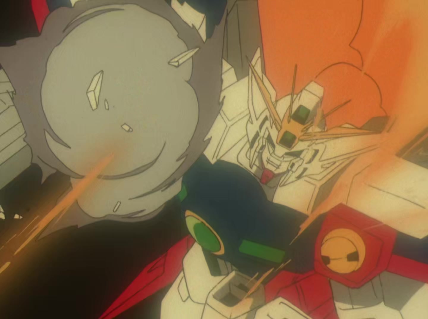 Mobile Suit Gundam Wing Ep 32: The God of Death Meets Zero @ 08:31