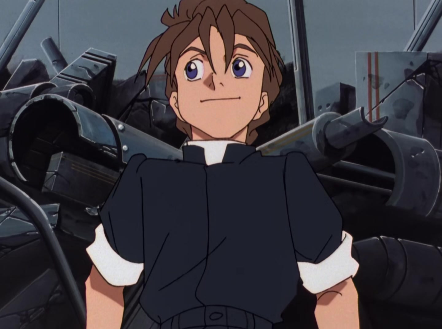 Mobile Suit Gundam Wing Ep 32: The God of Death Meets Zero @ 12:57