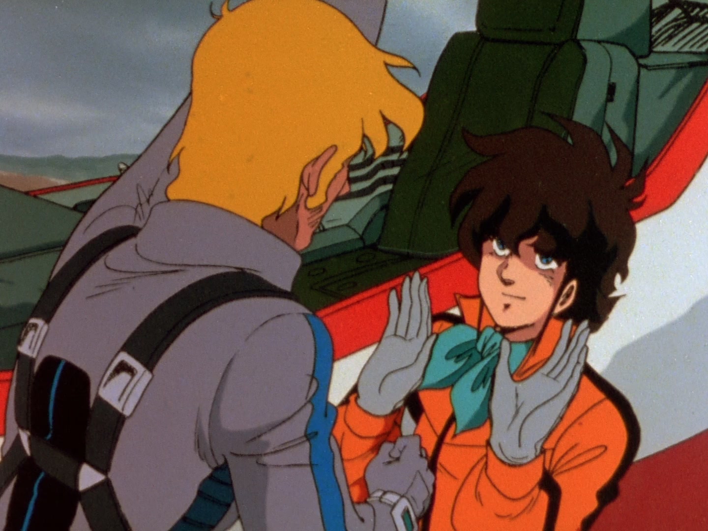 Super Dimension Fortress Macross — Ep 1: Booby Trap @ 08:55