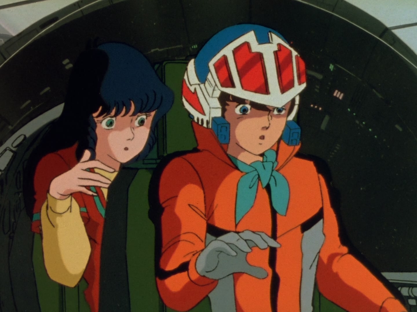 Super Dimension Fortress Macross Ep 3: Space Fold @ 08:53