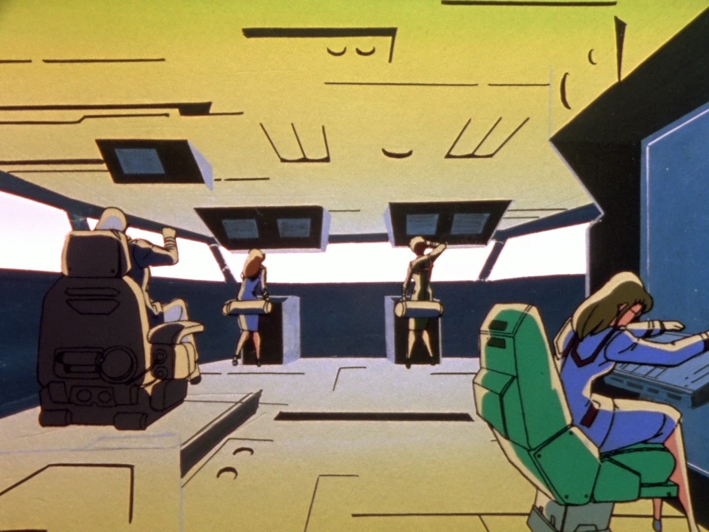 Super Dimension Fortress Macross Ep 3: Space Fold @ 17:43