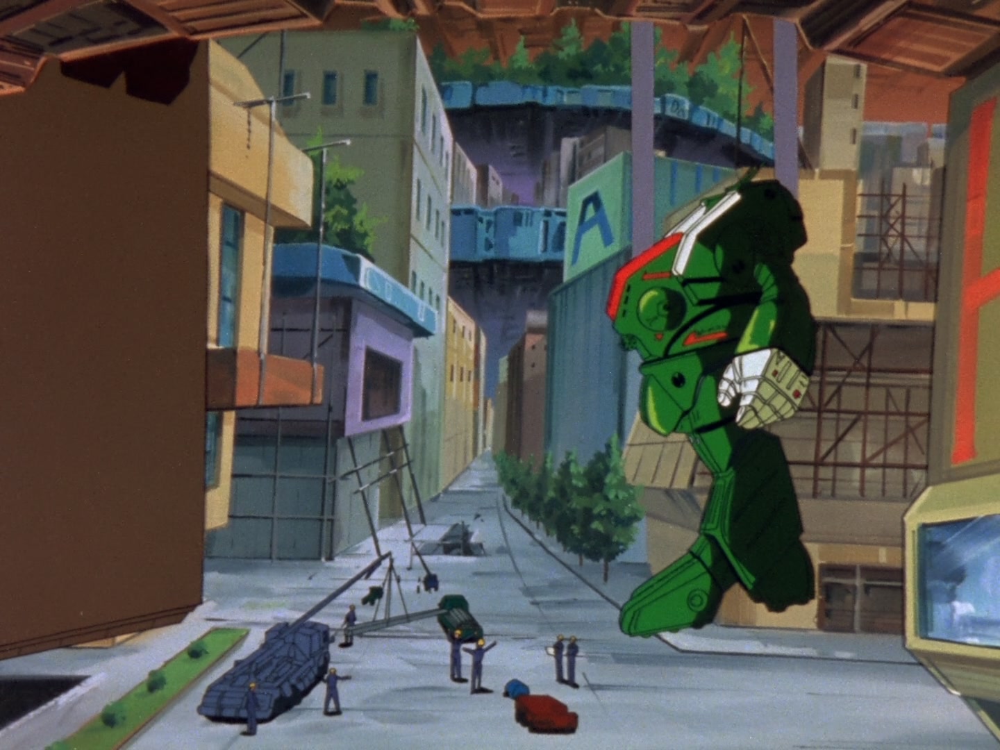 Super Dimension Fortress Macross Ep 5: Transformation @ 01:57