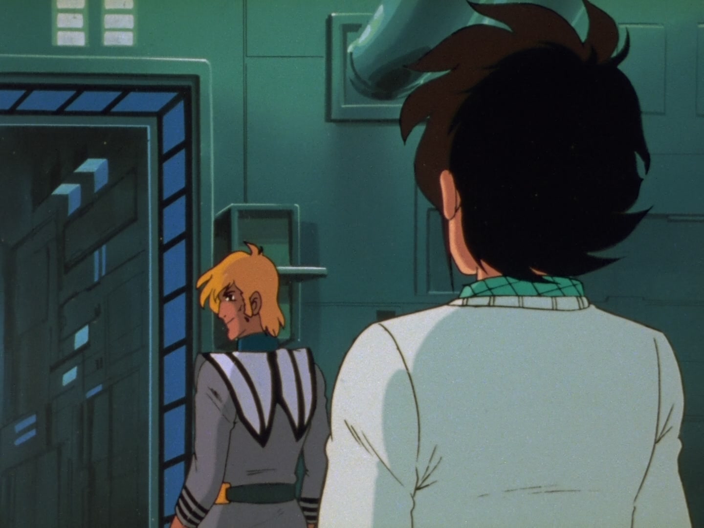 Super Dimension Fortress Macross Ep 5: Transformation @ 10:58