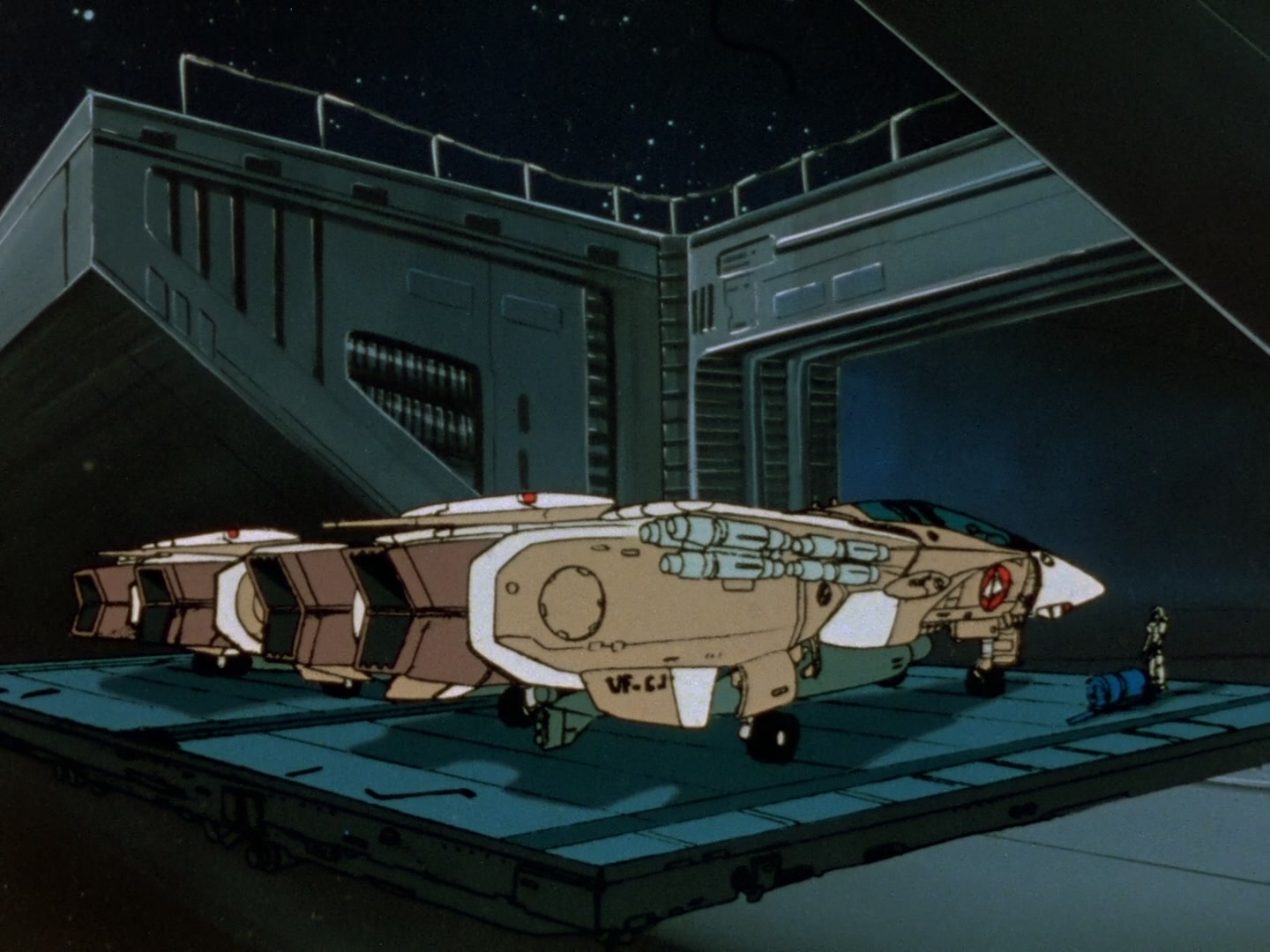 Super Dimension Fortress Macross Ep 6: Daedalus Attack @ 13:47
