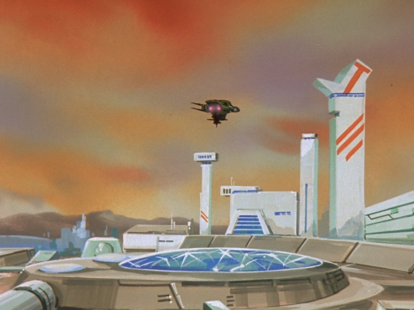 Super Dimension Fortress Macross Ep 7: Bye Bye Mars @ 01:49