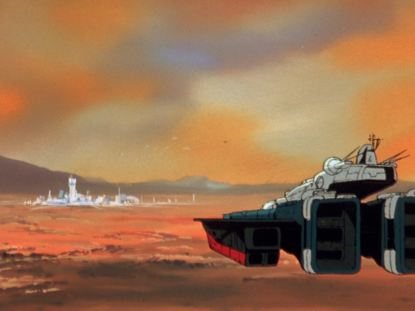 Super Dimension Fortress Macross Ep 7: Bye Bye Mars @ 10:55