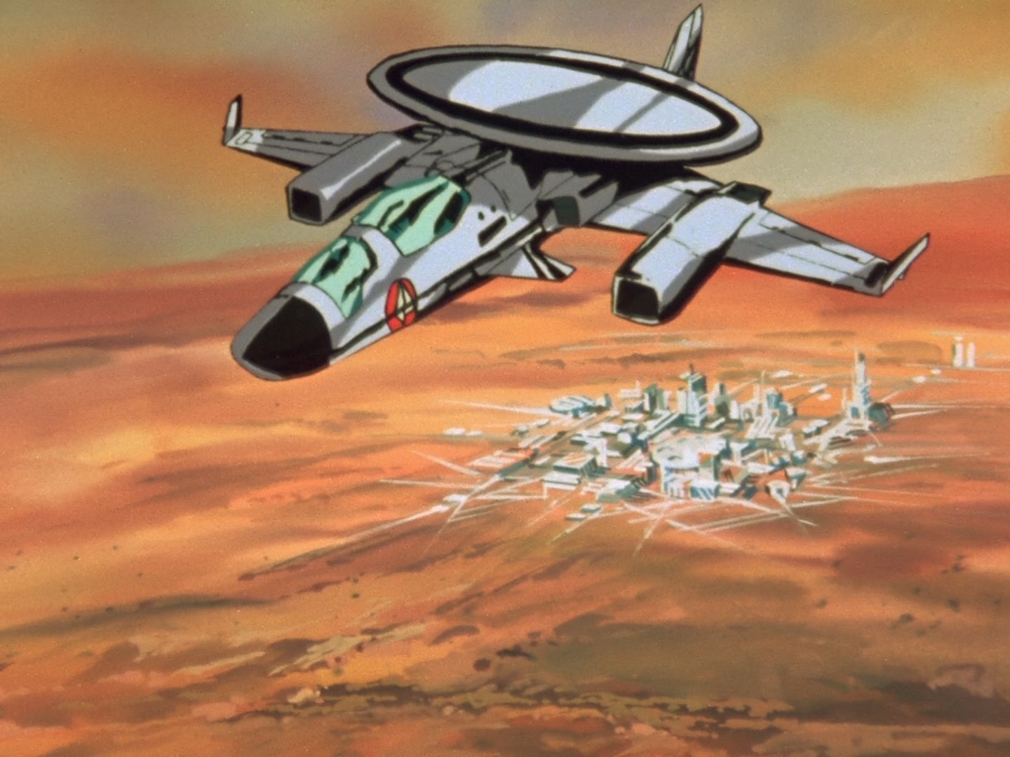 Super Dimension Fortress Macross Ep 7: Bye Bye Mars @ 14:36