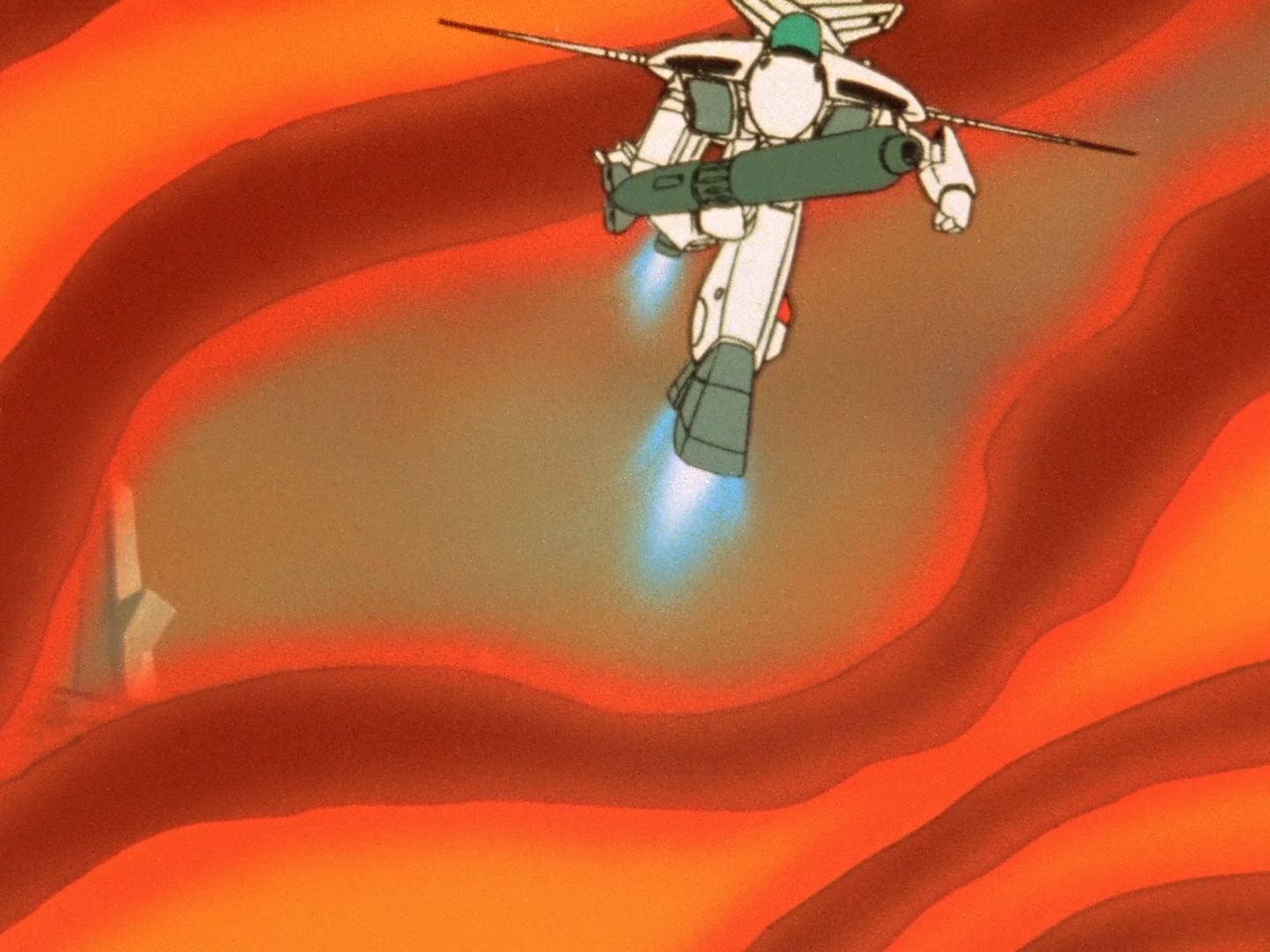 Super Dimension Fortress Macross Ep 7: Bye Bye Mars @ 20:55
