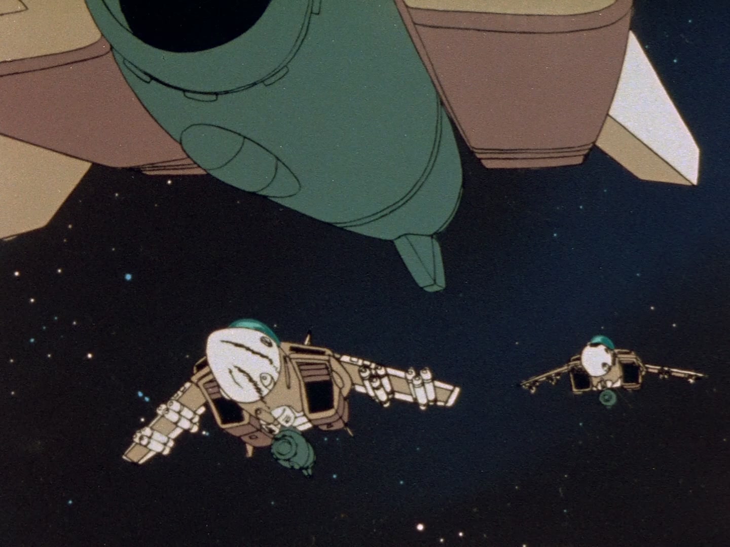 Super Dimension Fortress Macross Ep 7: Bye Bye Mars @ 23:51