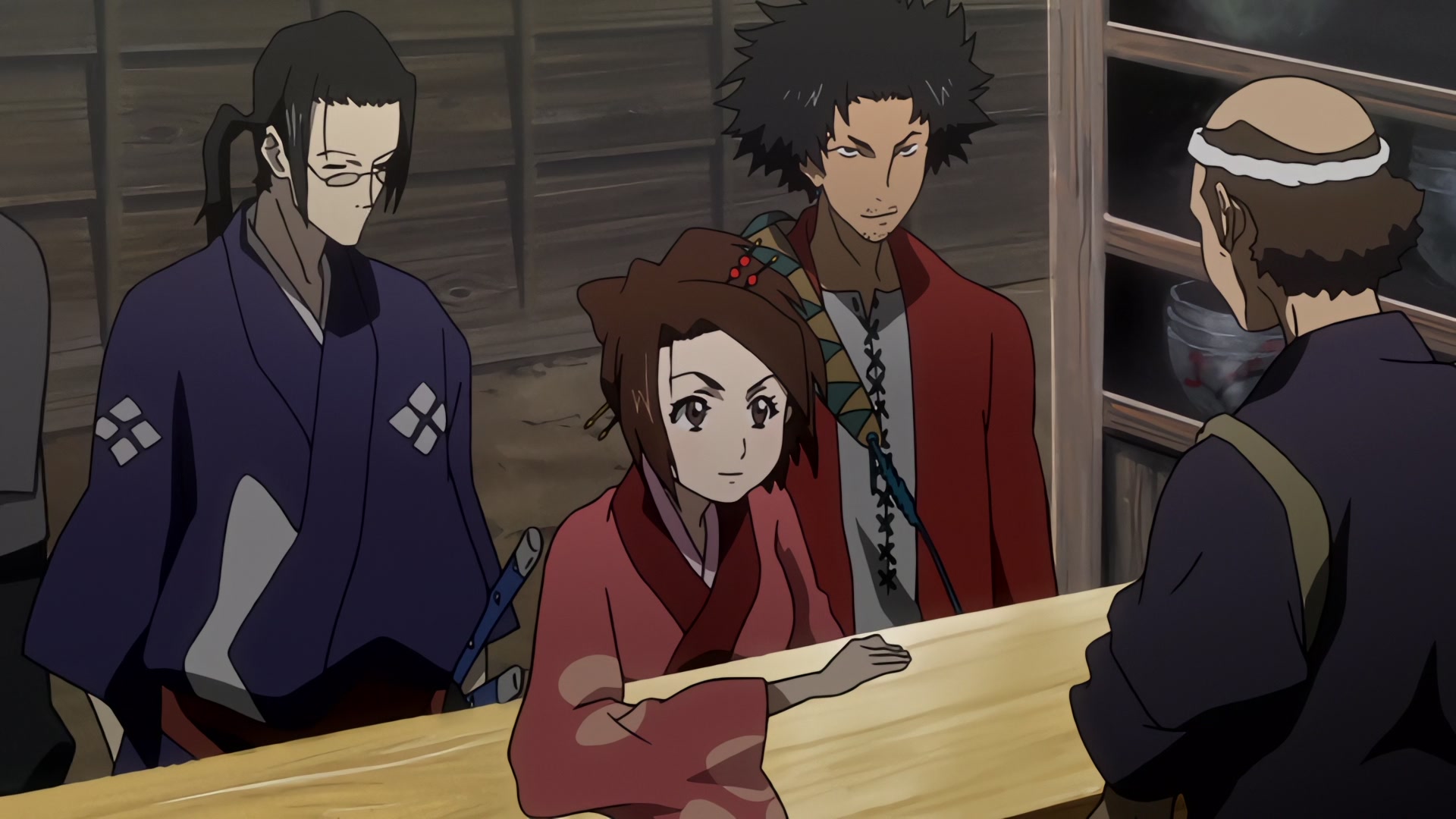 Samurai Champloo Ep 7: A Risky Racket @ 00:02:35