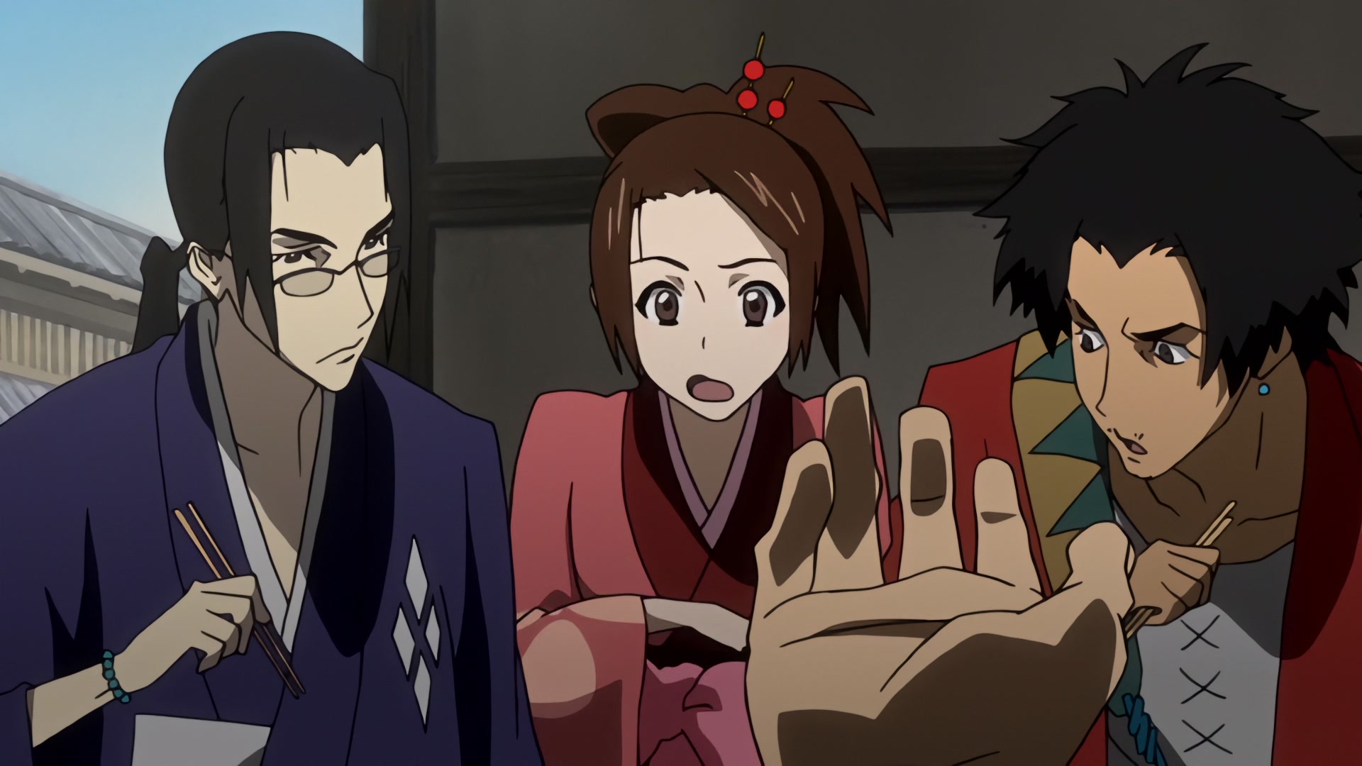 Samurai Champloo Ep 7: A Risky Racket @ 00:03:04